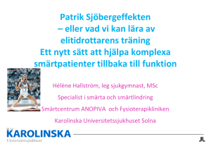 Patrik Sjöbergeffekten – eller vad vi kan lära av