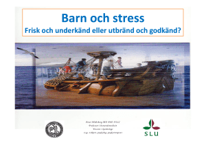 Ungdomar, stress och psykisk ohälsa