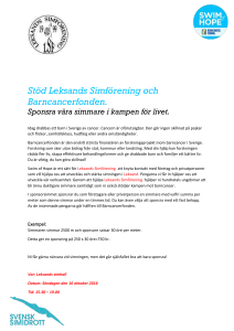 Sponsoranmälan