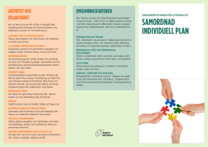 SAMORDNAD INDIVIDUELL PLAN