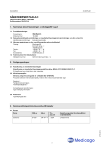 säkerhetsdatablad
