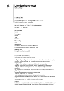 Kursplan