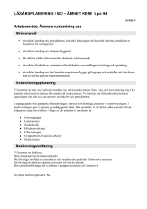 lokal pedagogisk planering i no – ämnet fysik