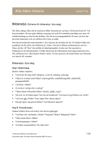 VERKTYG Bildanalys i fyra steg