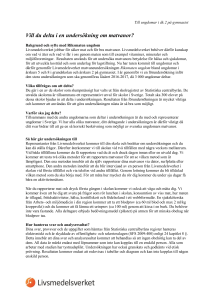 Vill du delta i en undersökning om matvanor?