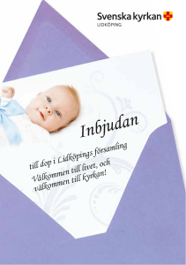 Inbjudan - Lidköpings Församling