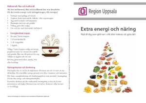 Råd om mat, energi och näring