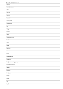 44 vocabulaire planches 1-8 badrum matsal, matrum dörr sovrum