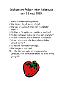 Diskussionsfrågor inför kolprovet den 28 maj 2010
