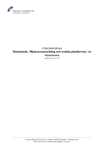 Datateknik, Mjukvaruutveckling och mobila plattformar