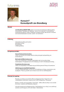 Konsult F Konsultprofil Jan Brandberg