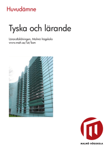 Tyska och lärande