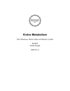 Kväve Metabolism