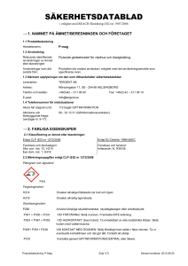 säkerhetsdatablad