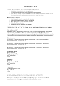 PAKKAUSSELOSTE
