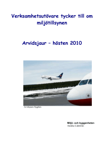 Verksamhetsutövare tycker till om miljötillsynen