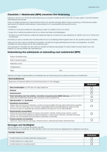 Checklista 1