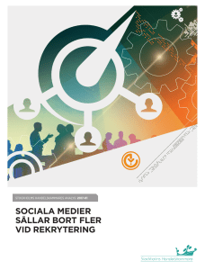 sociala medier sållar bort fler vid rekrytering