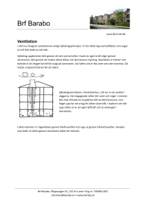 Ventilation - Brf Barabo