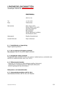 LKprotokoll 101216 - Landstinget i Kalmar län
