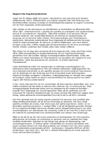Rapport från kognitionsprojektet