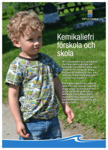 Kemikaliefri förskola och skola