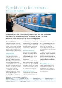 Stockholms tunnelbana.