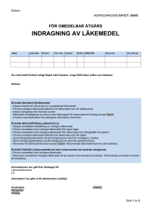 Indragning av läkemedel