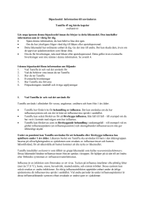 Bipacksedel: Information till användaren Tamiflu 45 mg