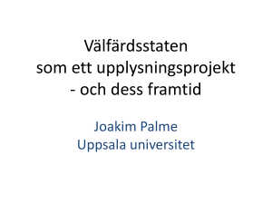 Hot och möjligheter för välfärdsstaten