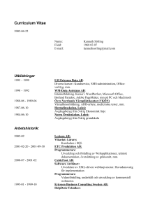 Curriculum Vitae