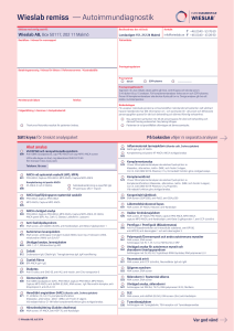 Wieslab remiss — Autoimmundiagnostik