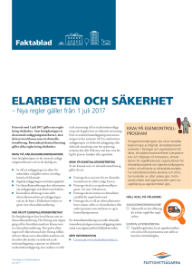 elarbeten och säkerhet
