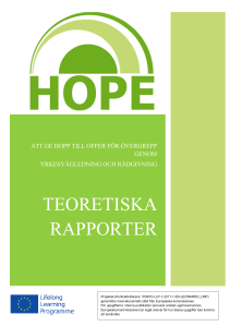 teoretiska rapporter - hope
