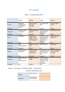 Meny – Gotland Runt 2013