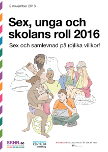 Sex, unga och skolans roll 2016