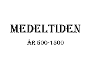 År 500-1500