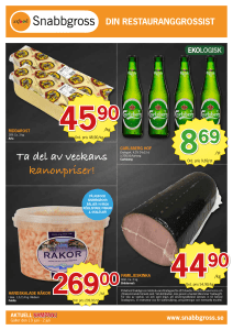 Ta del av veckans kanonpriser!