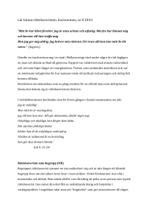 Lär känna rättshaveristen. Socionomen, nr 8 2010