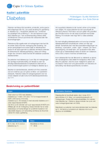 Diabetes - Capio S:t Görans Sjukhus