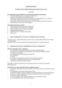 PAKKAUSSELOSTE