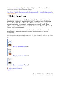 Föräldrabroschyrer