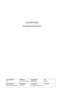 Integrationsplan Stenungsunds kommun