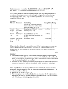 Allmän och inledande biokemi