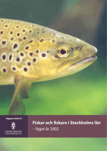 Fiskar och fiskare i Stockholms län