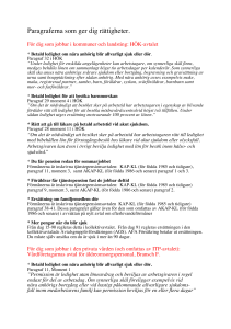 Paragraferna som ger dig rättigheter.