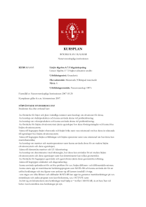 Svenska - Visa program/kurs