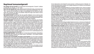 Begränsad konsumentgaranti