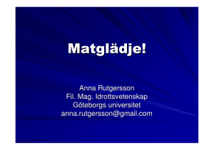 Matglädje, stora bilder i färg