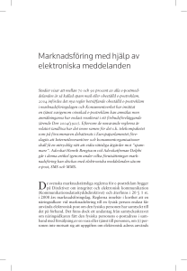 Marknadsföring med hjälp av elektroniska meddelanden